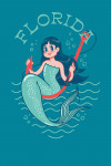 Florida - Vintage Mascot - Mermaid