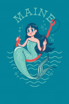 Maine - Vintage Mascot - Mermaid