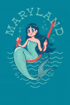 Maryland - Vintage Mascot - Mermaid