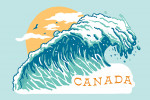 Canada - Distressed Ink - Perfect Wave