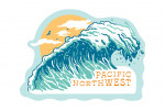 Pacific Northwest - Distressed Ink - Perfect Wave - Contour