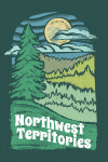 Northwest Territories - Chalk Art - Evergreen Treescape