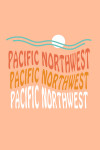 Pacific Northwest - Coastal Typography - Wavy Type