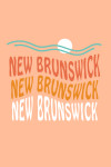 New Brunswick - Coastal Typography - Wavy Type