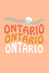 Ontario - Coastal Typography - Wavy Type