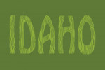 Idaho - Outdoor Typography - Woodgrain Type