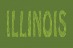 Illinois - Outdoor Typography - Woodgrain Type