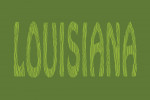 Louisiana - Outdoor Typography - Woodgrain Type
