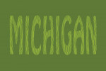 Michigan - Outdoor Typography - Woodgrain Type