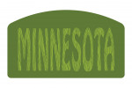 Minnesota - Outdoor Typography - Woodgrain Type - Contour