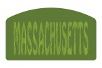 Massachusetts - Outdoor Typography - Woodgrain Type - Contour
