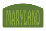 Maryland - Outdoor Typography - Woodgrain Type - Contour