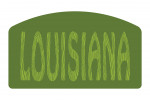 Louisiana - Outdoor Typography - Woodgrain Type - Contour