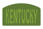 Kentucky - Outdoor Typography - Woodgrain Type - Contour
