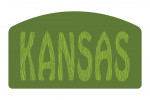 Kansas - Outdoor Typography - Woodgrain Type - Contour