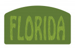 Florida - Outdoor Typography - Woodgrain Type - Contour