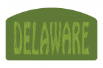 Delaware - Outdoor Typography - Woodgrain Type - Contour
