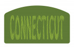 Connecticut - Outdoor Typography - Woodgrain Type - Contour