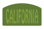 California - Outdoor Typography - Woodgrain Type - Contour