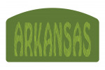 Arkansas - Outdoor Typography - Woodgrain Type - Contour