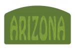 Arizona - Outdoor Typography - Woodgrain Type - Contour