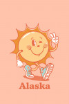 Alaska - Vintage Mascot - Upbeat Sunshine