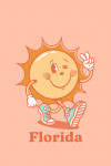 Florida - Vintage Mascot - Upbeat Sunshine