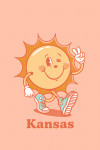 Kansas - Vintage Mascot - Upbeat Sunshine