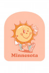 Minnesota - Vintage Mascot - Upbeat Sunshine - Contour