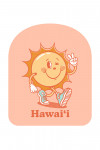Hawaii - Vintage Mascot - Upbeat Sunshine - Contour