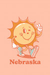 Nebraska - Vintage Mascot - Upbeat Sunshine