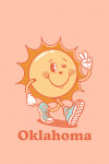 Oklahoma - Vintage Mascot - Upbeat Sunshine