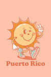 Puerto Rico - Vintage Mascot - Upbeat Sunshine