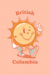 British Columbia - Vintage Mascot - Upbeat Sunshine