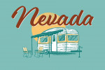 Nevada - Vintage Matchbook - Vintage Camper