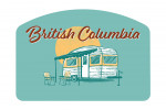 British Columbia - Vintage Matchbook - Vintage Camper - Contour