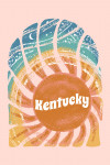 Kentucky - Chalk Art - Sunburst