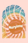 Maryland - Chalk Art - Sunburst