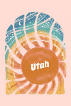 Utah - Chalk Art - Sunburst