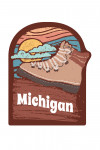 Michigan - Chalk Art - Hiking Outdoors - Contour