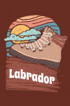 Labrador - Chalk Art - Hiking Outdoors