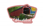 Woodstock, Vermont - Starry Night - Covered Bridge - Contour