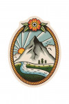 American Traditional - Mountain Peak - Contour