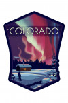 Colorado - Northern Lights & Cabin - Contour