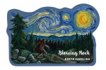 Blowing Rock, North Carolina - Starry Night - Bigfoot - Contour