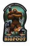 Blowing Rock, North Carolina - Respect Our Wildlife - Bigfoot - Contour
