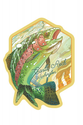 Castle Rock, Washington - Get Outside Series - Underwater Trout - Contour