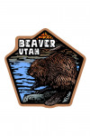 Beaver, Utah - Scratchboard - Beaver - Contour