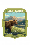 Lake Tahoe, California - Painterly - Bear - Contour
