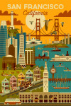 San Francisco, California - Geometric